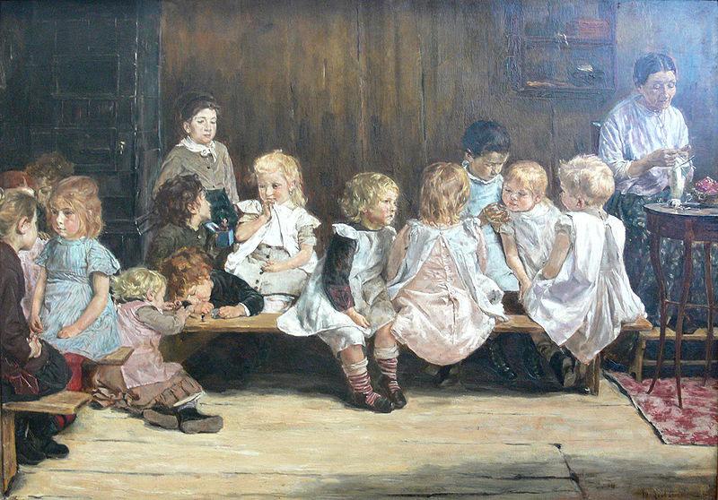 Max Liebermann Infants School (Bewaarschool) in Amsterdam oil painting picture